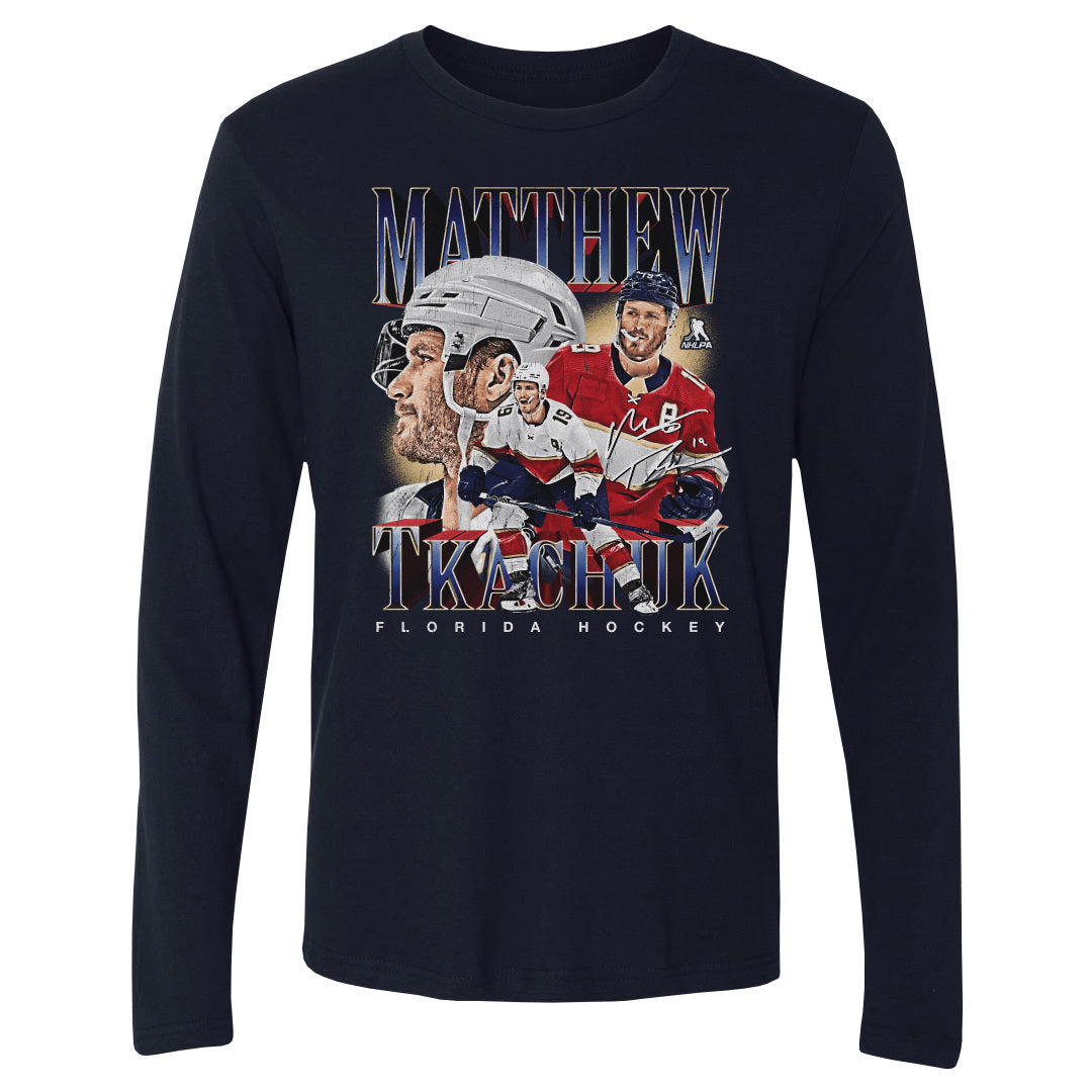 Matthew Tkachuk Men&#39;s Long Sleeve T-Shirt | 500 LEVEL