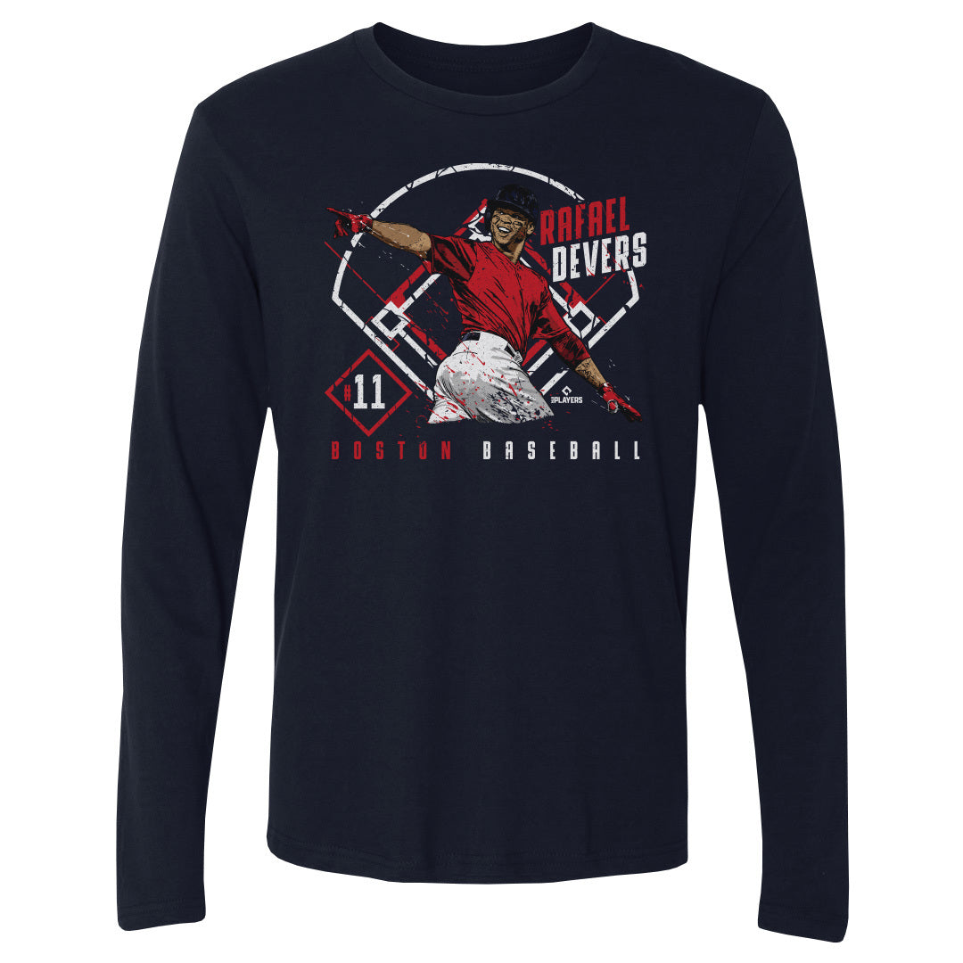 Rafael Devers Men&#39;s Long Sleeve T-Shirt | 500 LEVEL