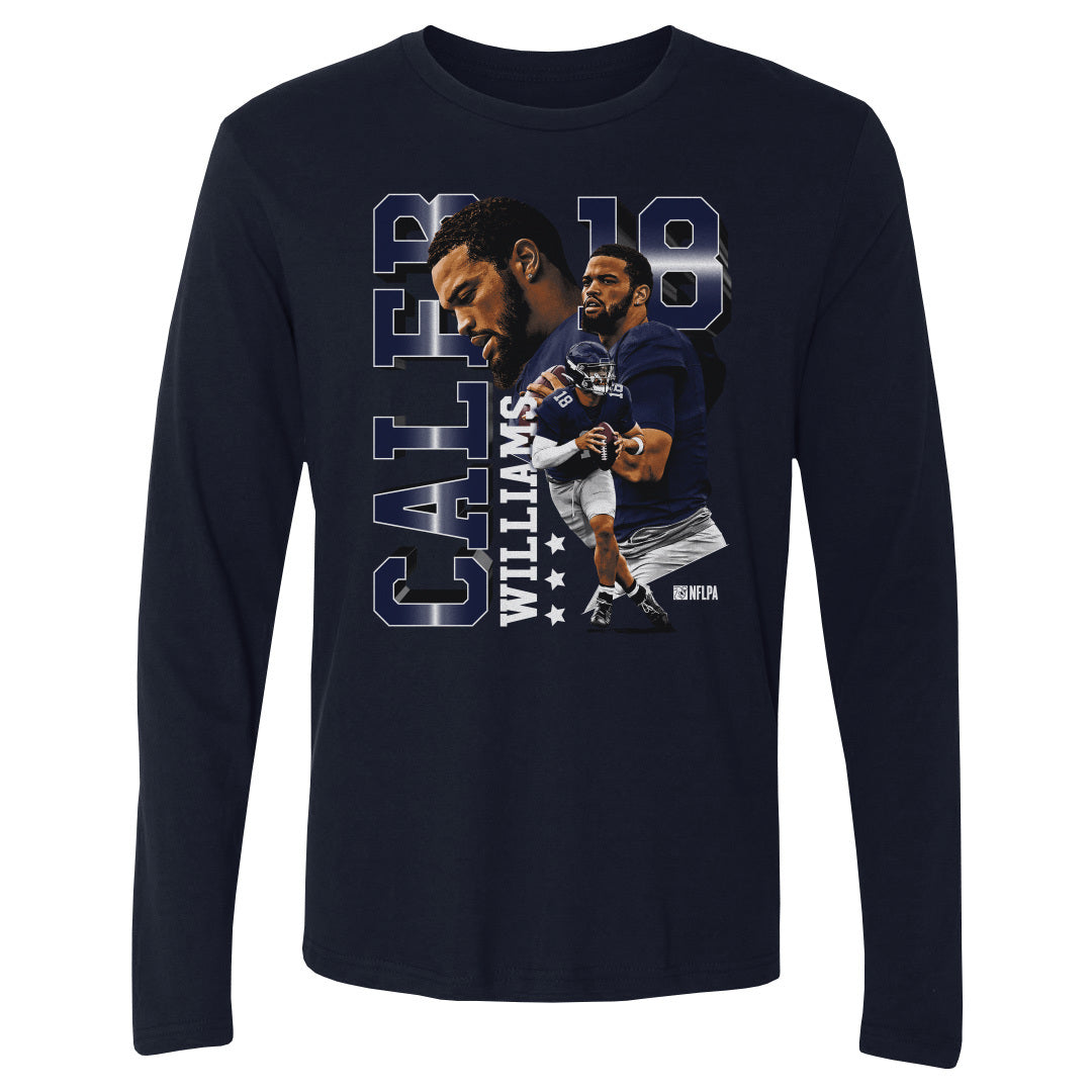 Caleb Williams Men&#39;s Long Sleeve T-Shirt | 500 LEVEL