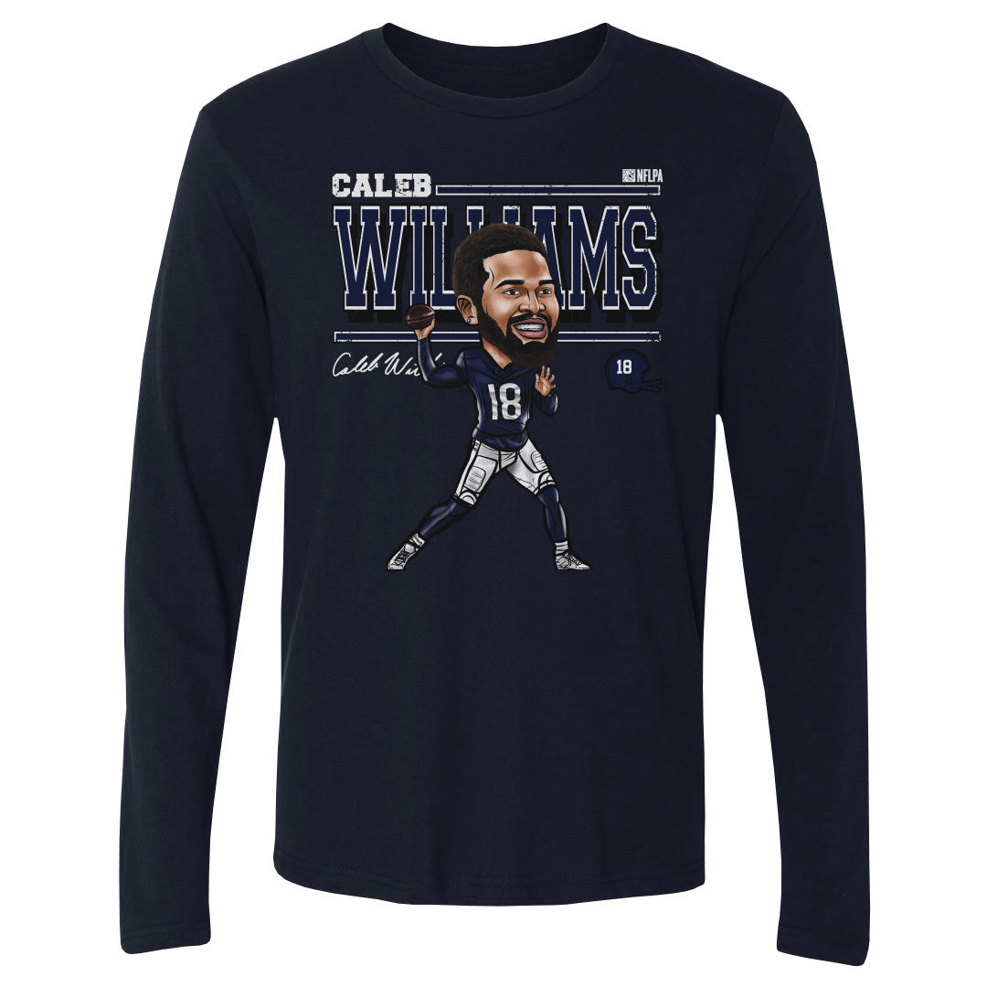 Caleb Williams Men&#39;s Long Sleeve T-Shirt | 500 LEVEL