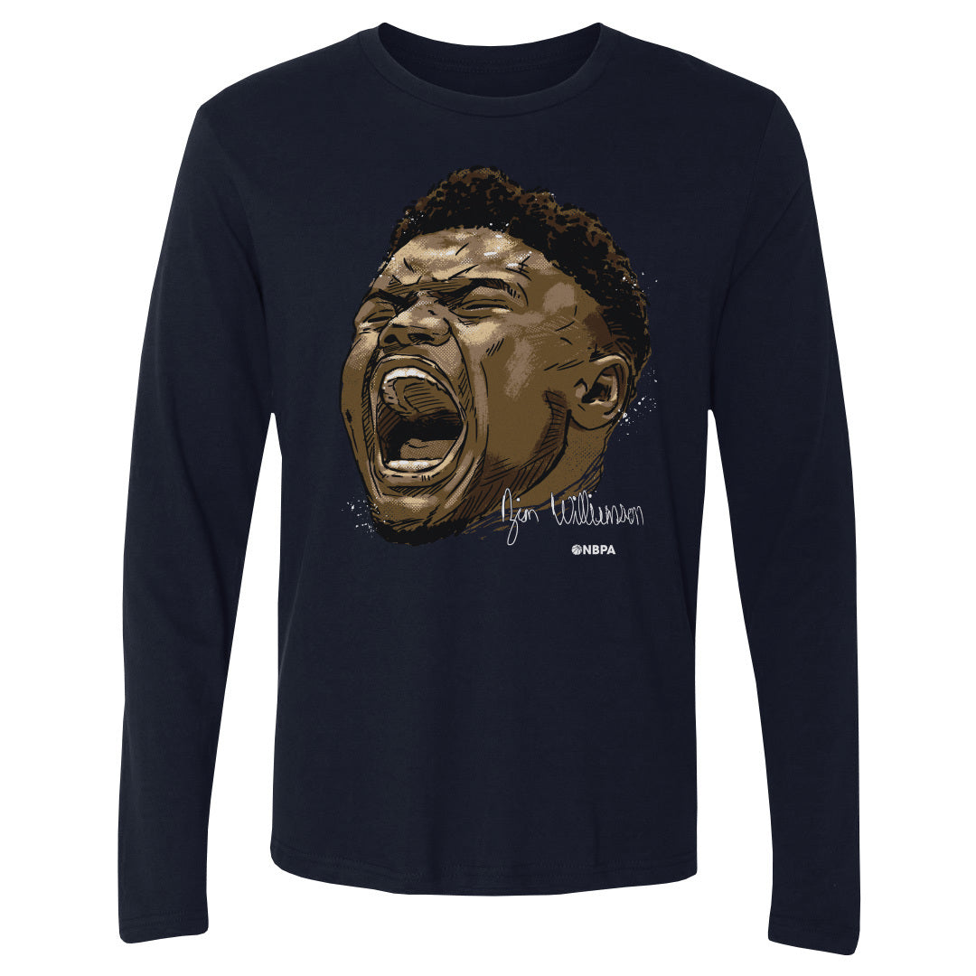 Zion Williamson Men&#39;s Long Sleeve T-Shirt | 500 LEVEL