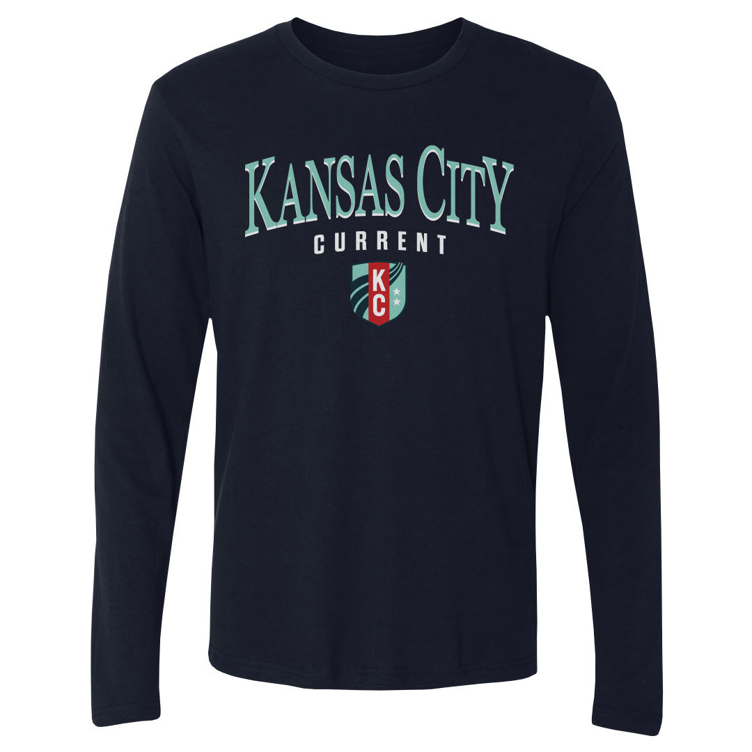 Kansas City Current Men&#39;s Long Sleeve T-Shirt | 500 LEVEL