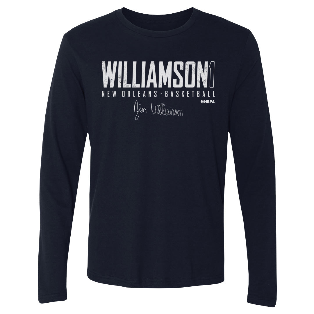 Zion Williamson Men&#39;s Long Sleeve T-Shirt | 500 LEVEL