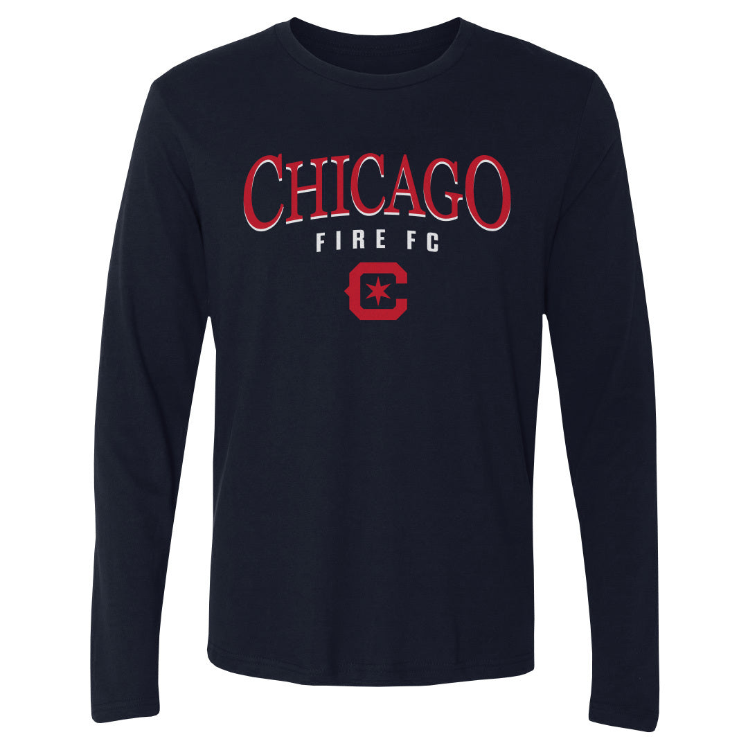 Chicago Fire FC Men&#39;s Long Sleeve T-Shirt | 500 LEVEL