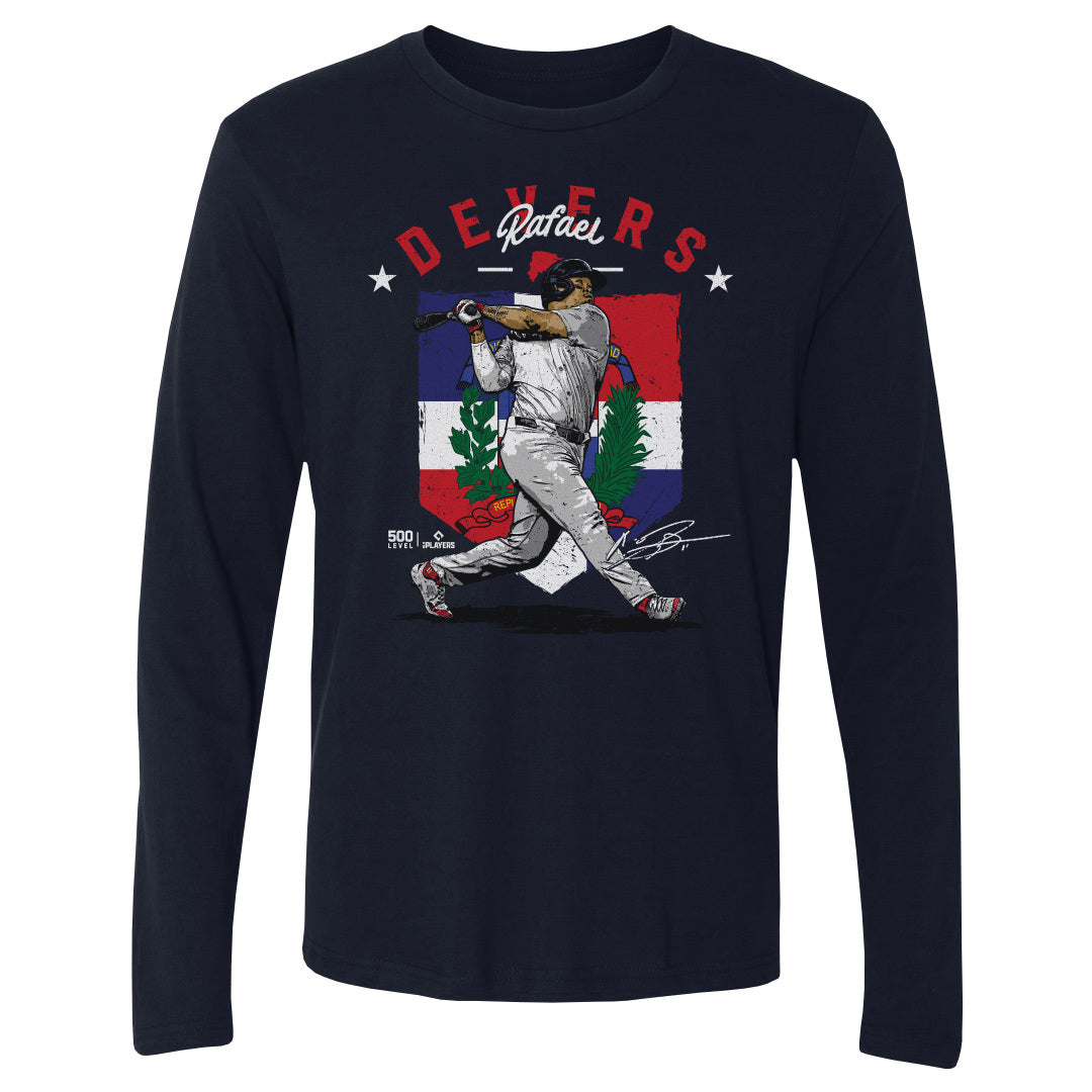 Rafael Devers Men&#39;s Long Sleeve T-Shirt | 500 LEVEL