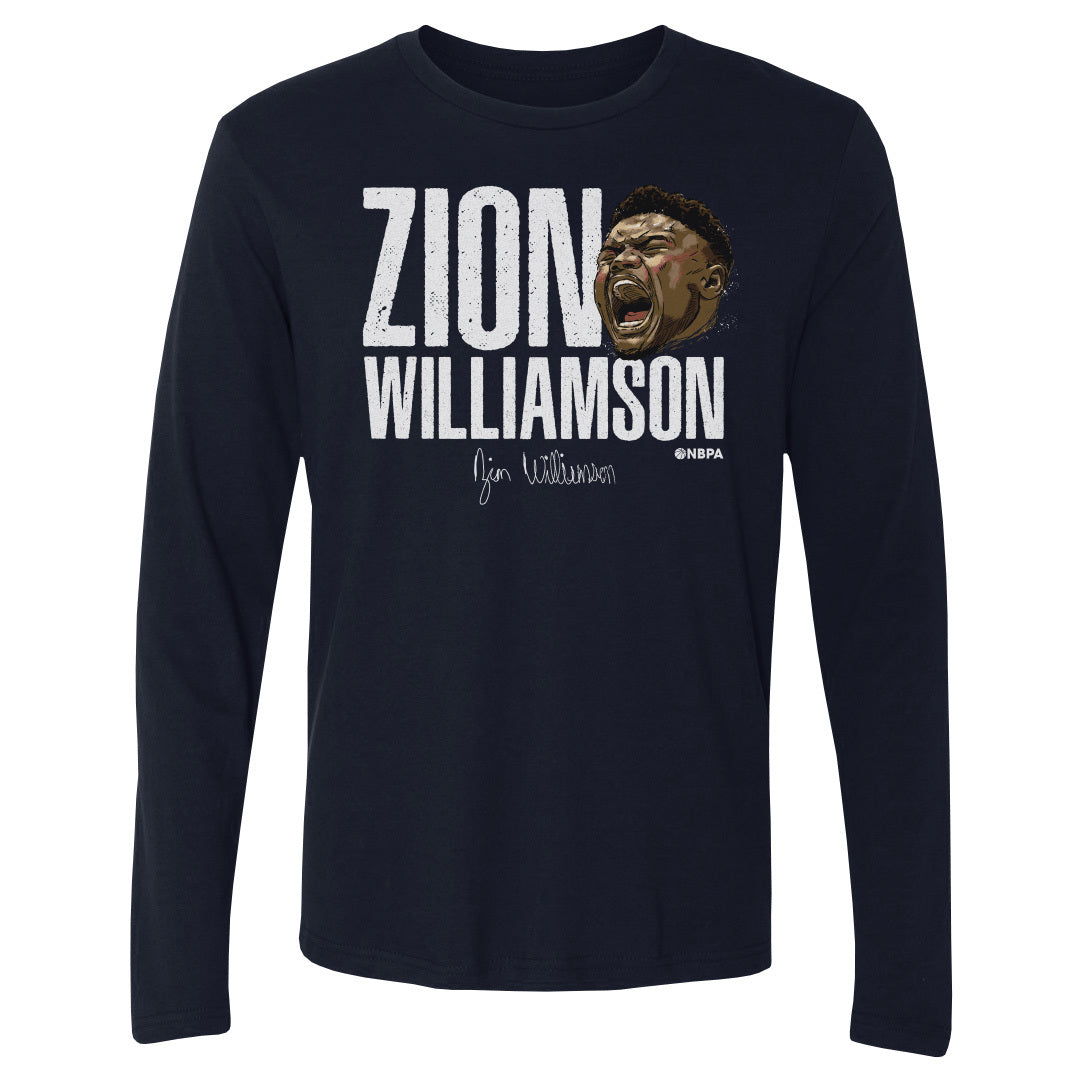 Zion Williamson Men&#39;s Long Sleeve T-Shirt | 500 LEVEL