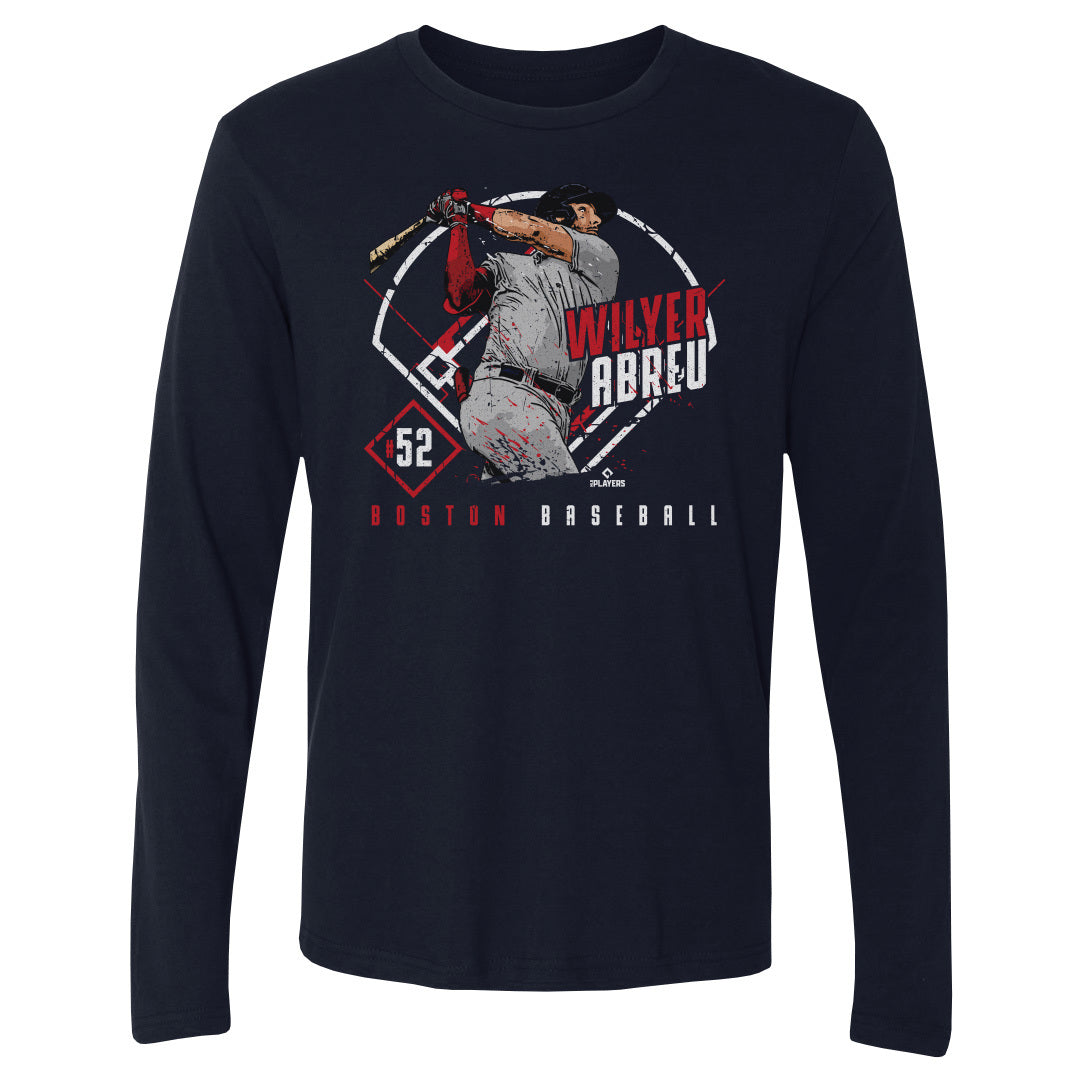 Wilyer Abreu Men&#39;s Long Sleeve T-Shirt | 500 LEVEL