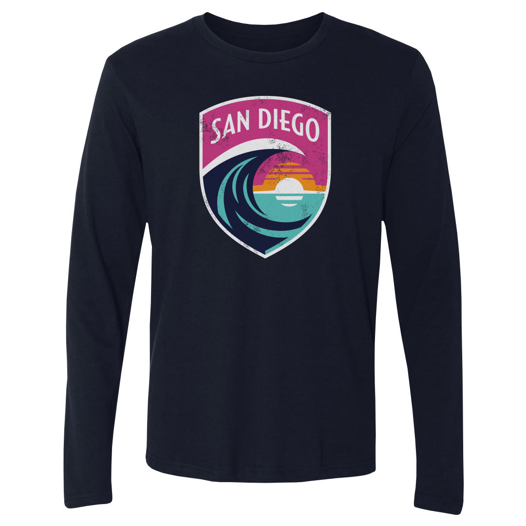 San Diego Wave FC Men&#39;s Long Sleeve T-Shirt | 500 LEVEL