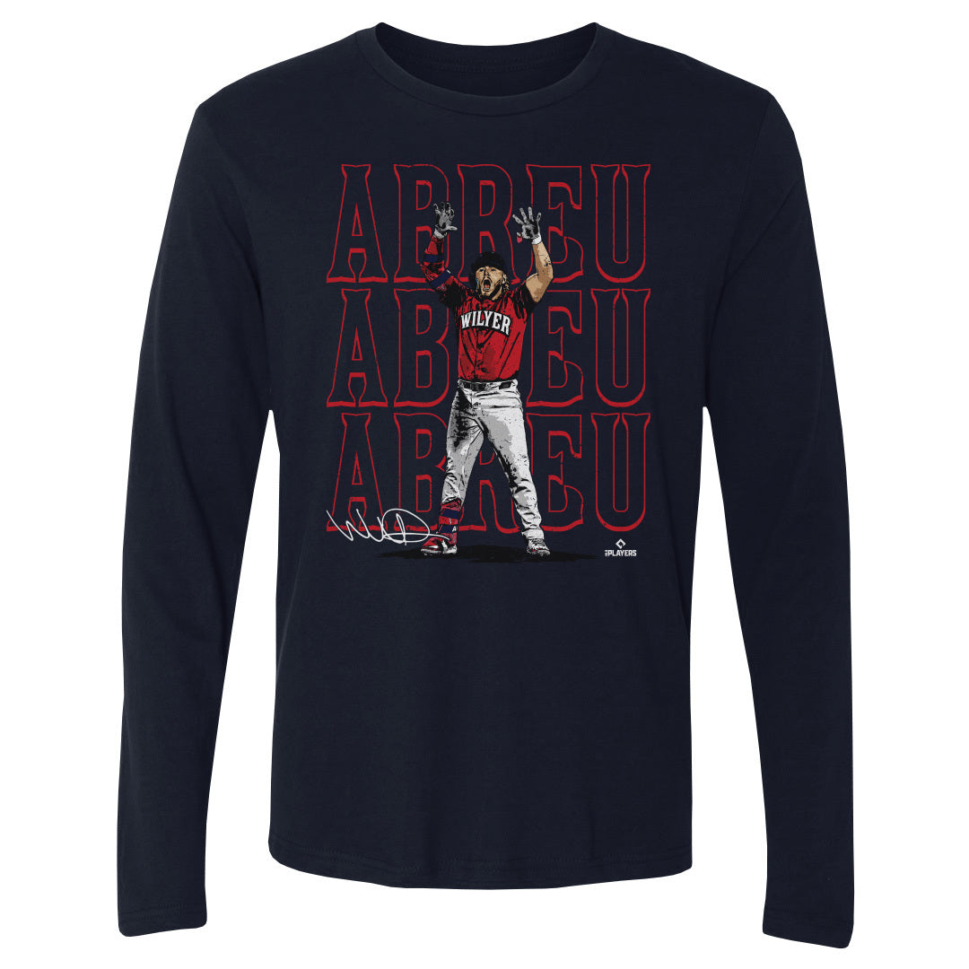 Wilyer Abreu Men&#39;s Long Sleeve T-Shirt | 500 LEVEL