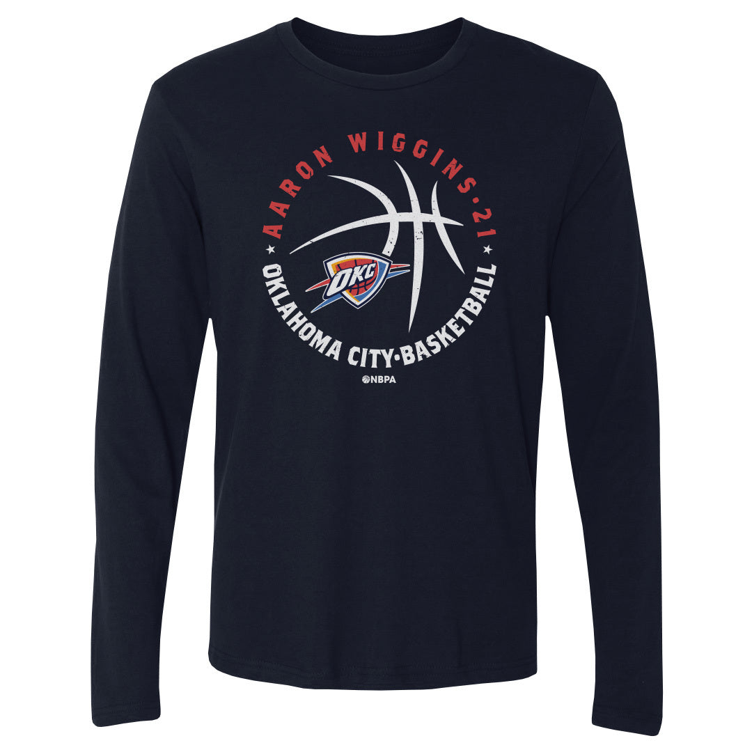 Aaron Wiggins Men&#39;s Long Sleeve T-Shirt | 500 LEVEL