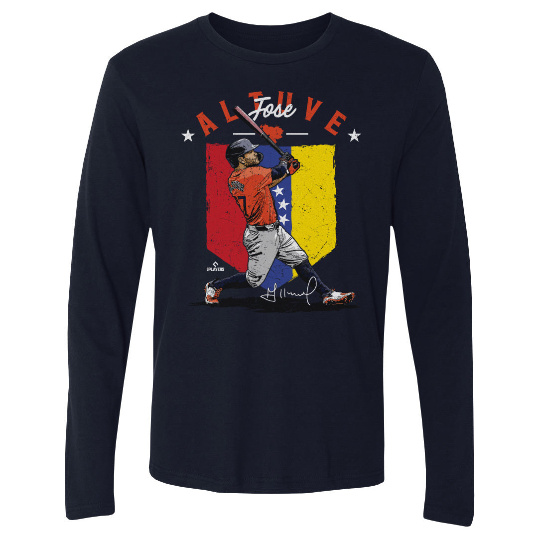 Jose Altuve Men&#39;s Long Sleeve T-Shirt | 500 LEVEL