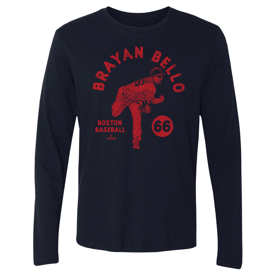 Brayan Bello Men&#39;s Long Sleeve T-Shirt | 500 LEVEL