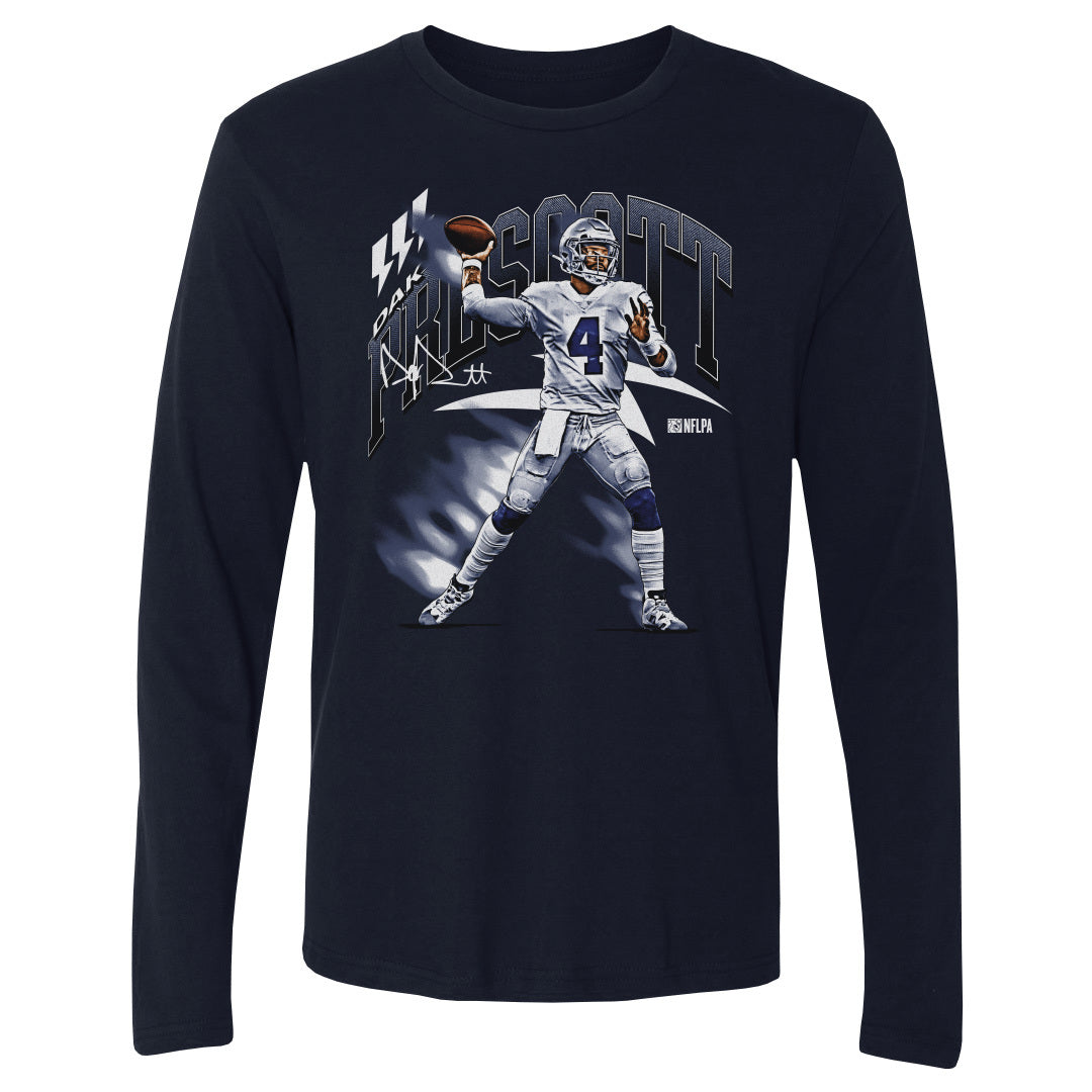 Dak Prescott Men&#39;s Long Sleeve T-Shirt | 500 LEVEL