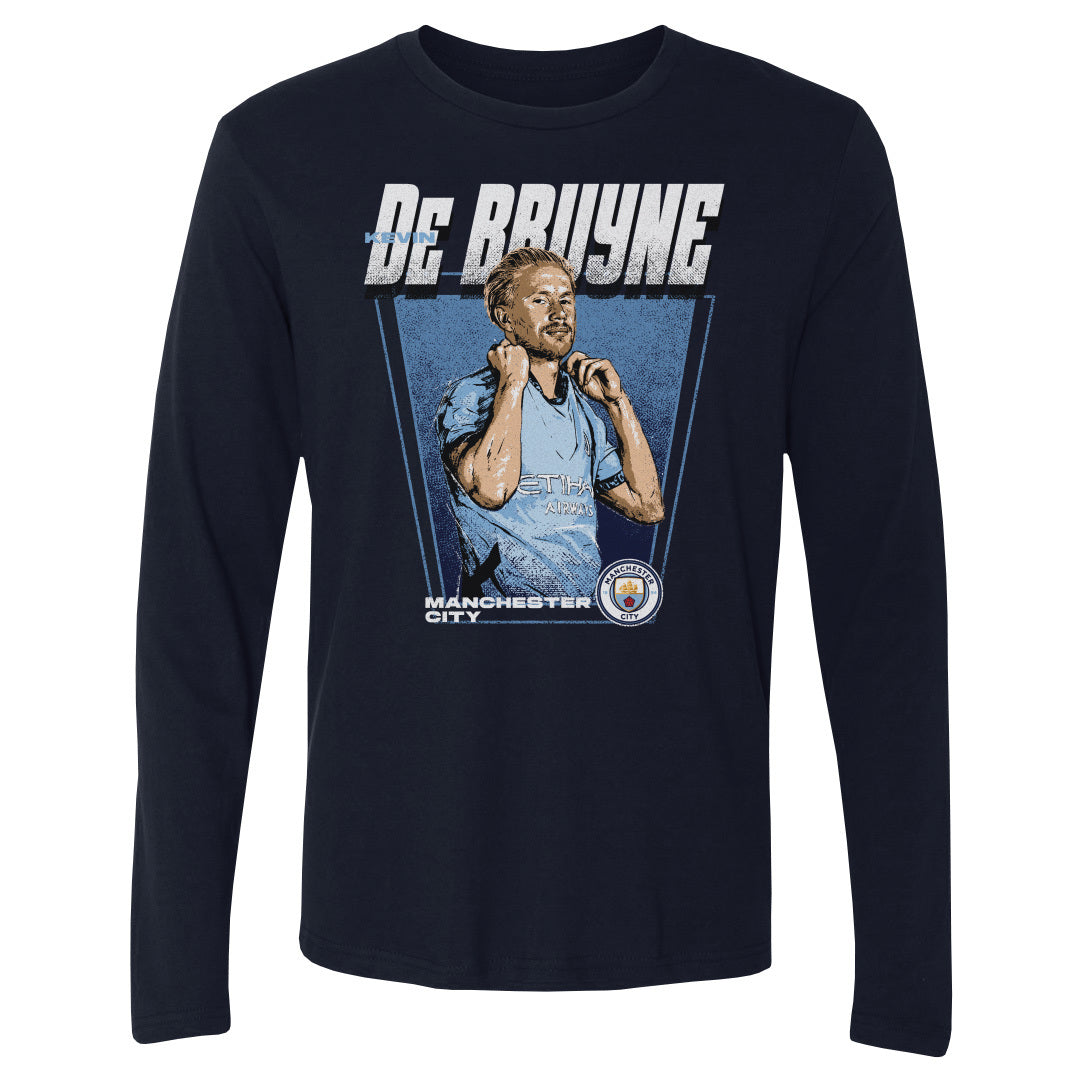 Kevin De Bruyne Men&#39;s Long Sleeve T-Shirt | 500 LEVEL