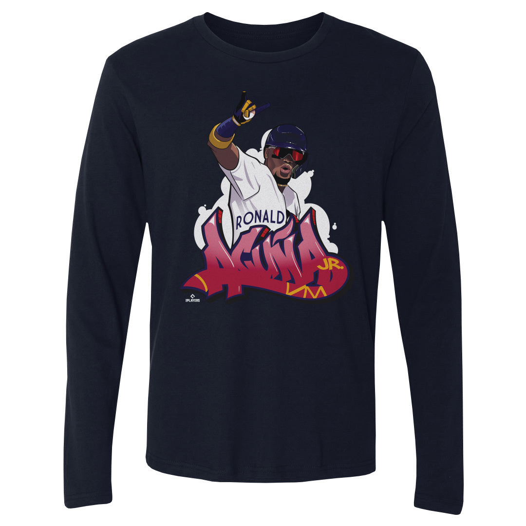 Ronald Acuna Jr. Men&#39;s Long Sleeve T-Shirt | 500 LEVEL