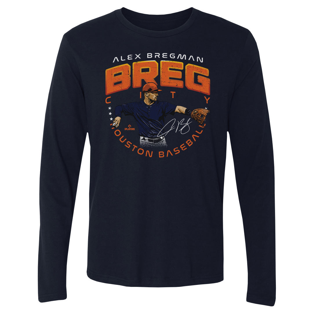 Alex Bregman Men&#39;s Long Sleeve T-Shirt | 500 LEVEL