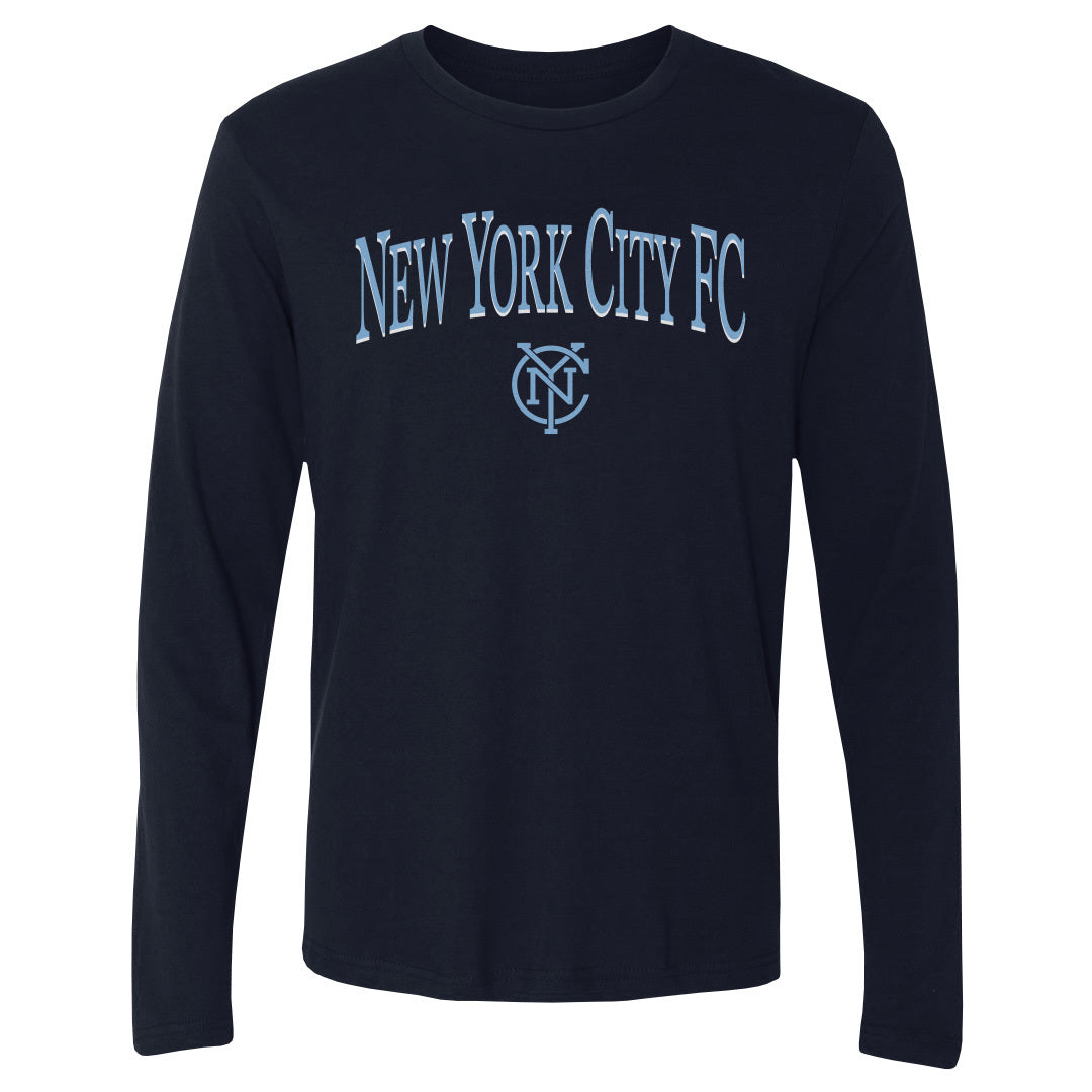 New York City FC Men&#39;s Long Sleeve T-Shirt | 500 LEVEL