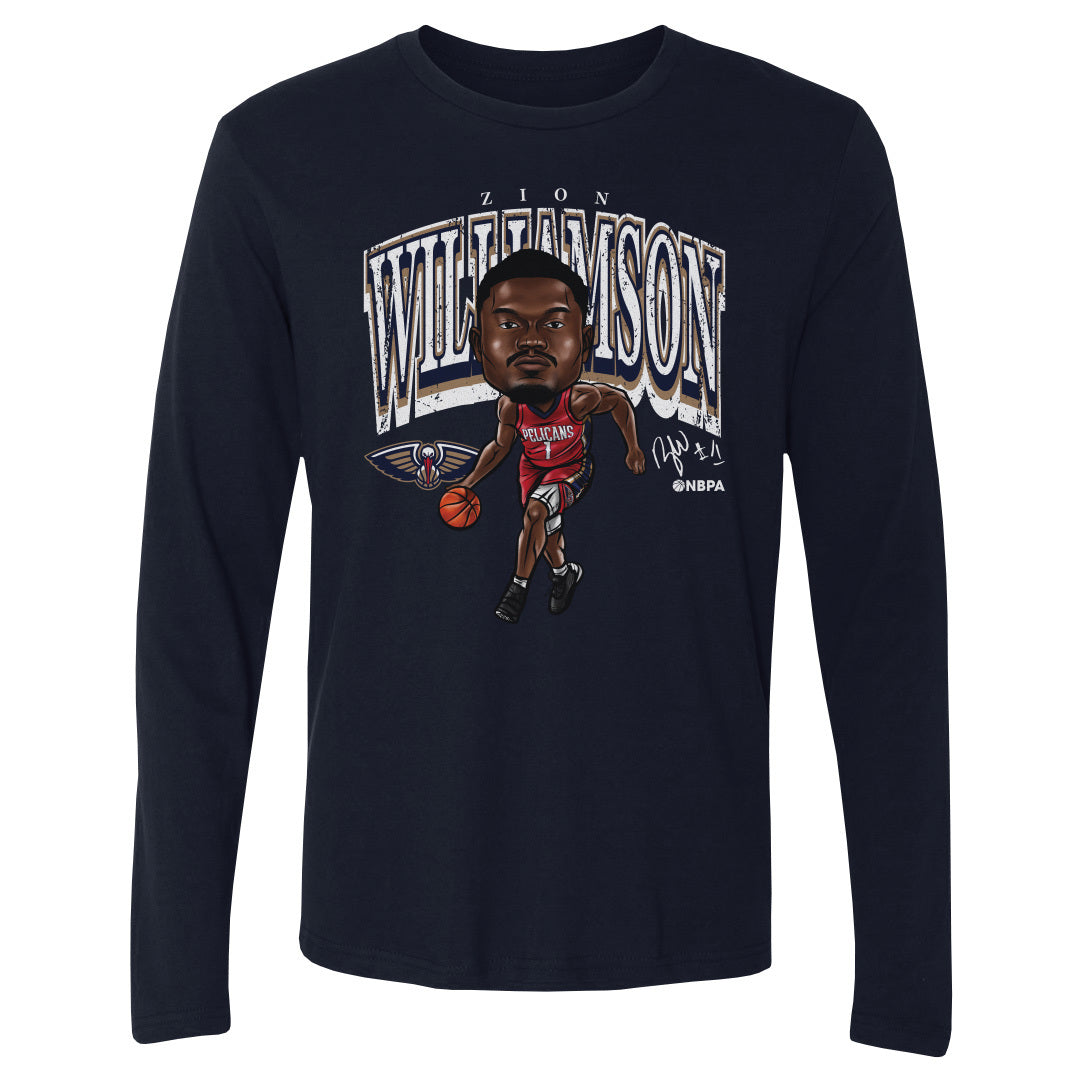 Zion Williamson Men&#39;s Long Sleeve T-Shirt | 500 LEVEL