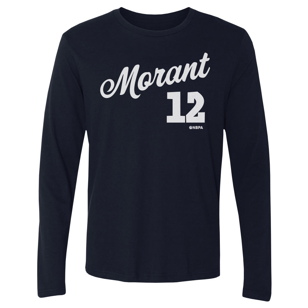 Ja Morant Men&#39;s Long Sleeve T-Shirt | 500 LEVEL