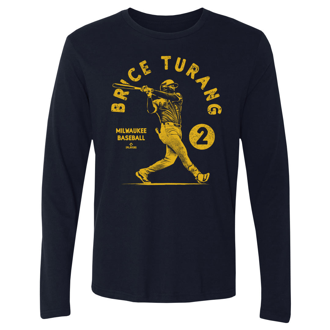 Brice Turang Men&#39;s Long Sleeve T-Shirt | 500 LEVEL