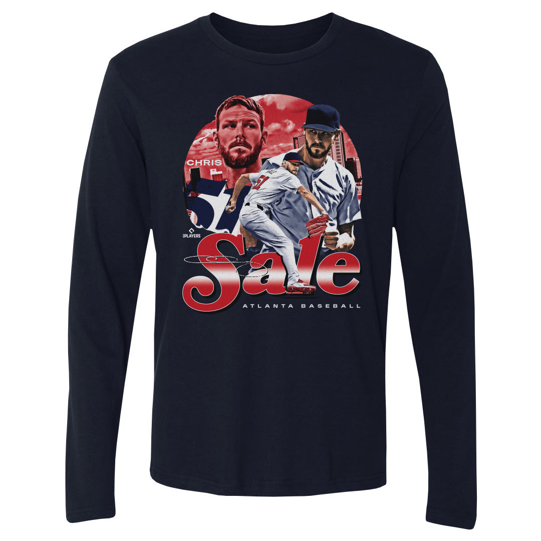 Chris Sale Men&#39;s Long Sleeve T-Shirt | 500 LEVEL