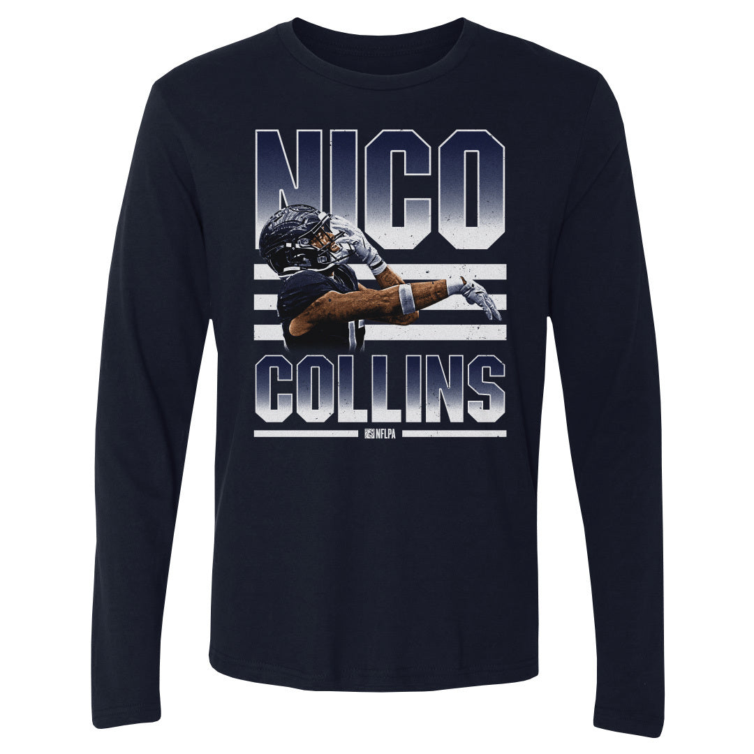 Nico Collins Men&#39;s Long Sleeve T-Shirt | 500 LEVEL