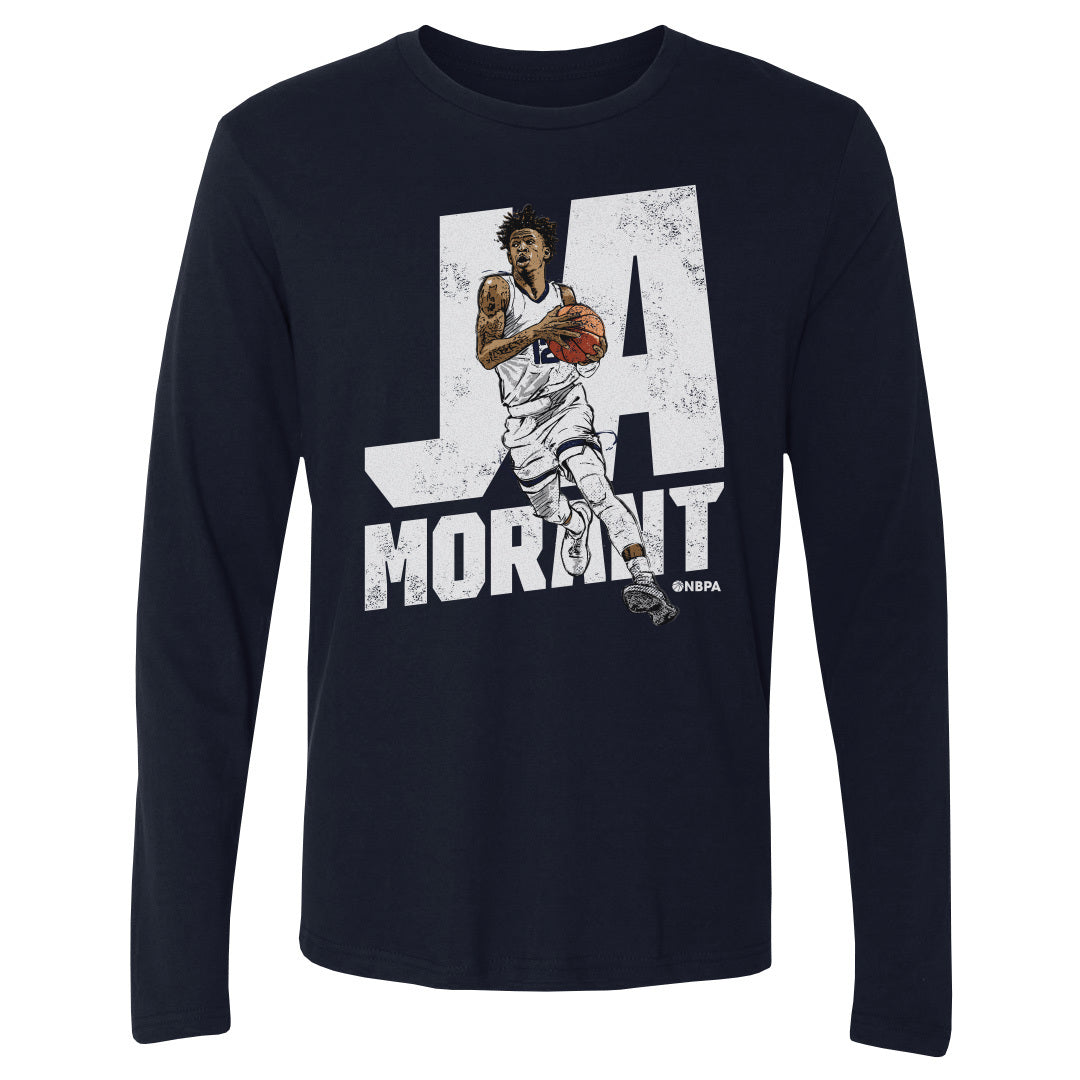 Ja Morant Men&#39;s Long Sleeve T-Shirt | 500 LEVEL