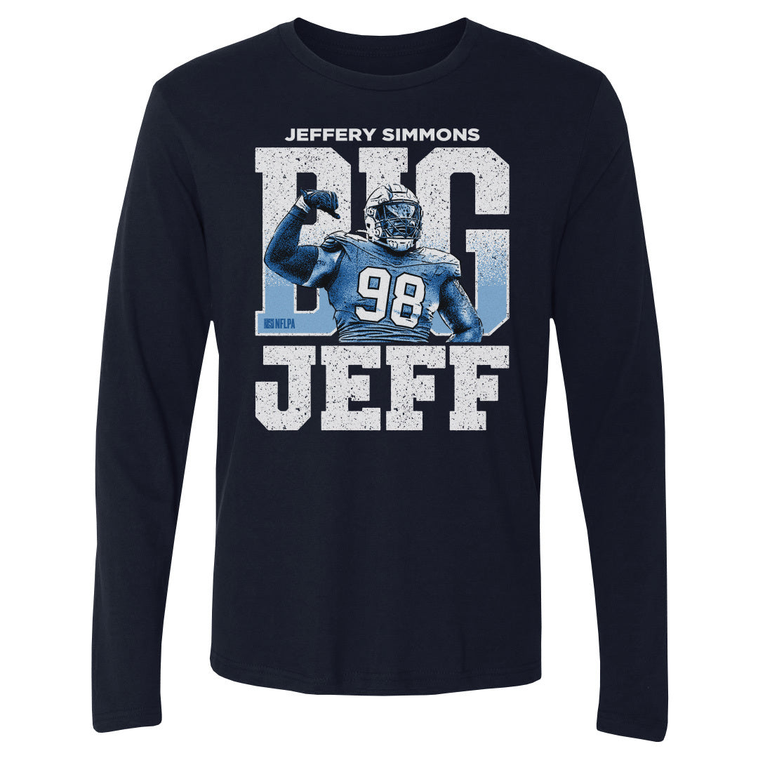 Jeffery Simmons Men&#39;s Long Sleeve T-Shirt | 500 LEVEL