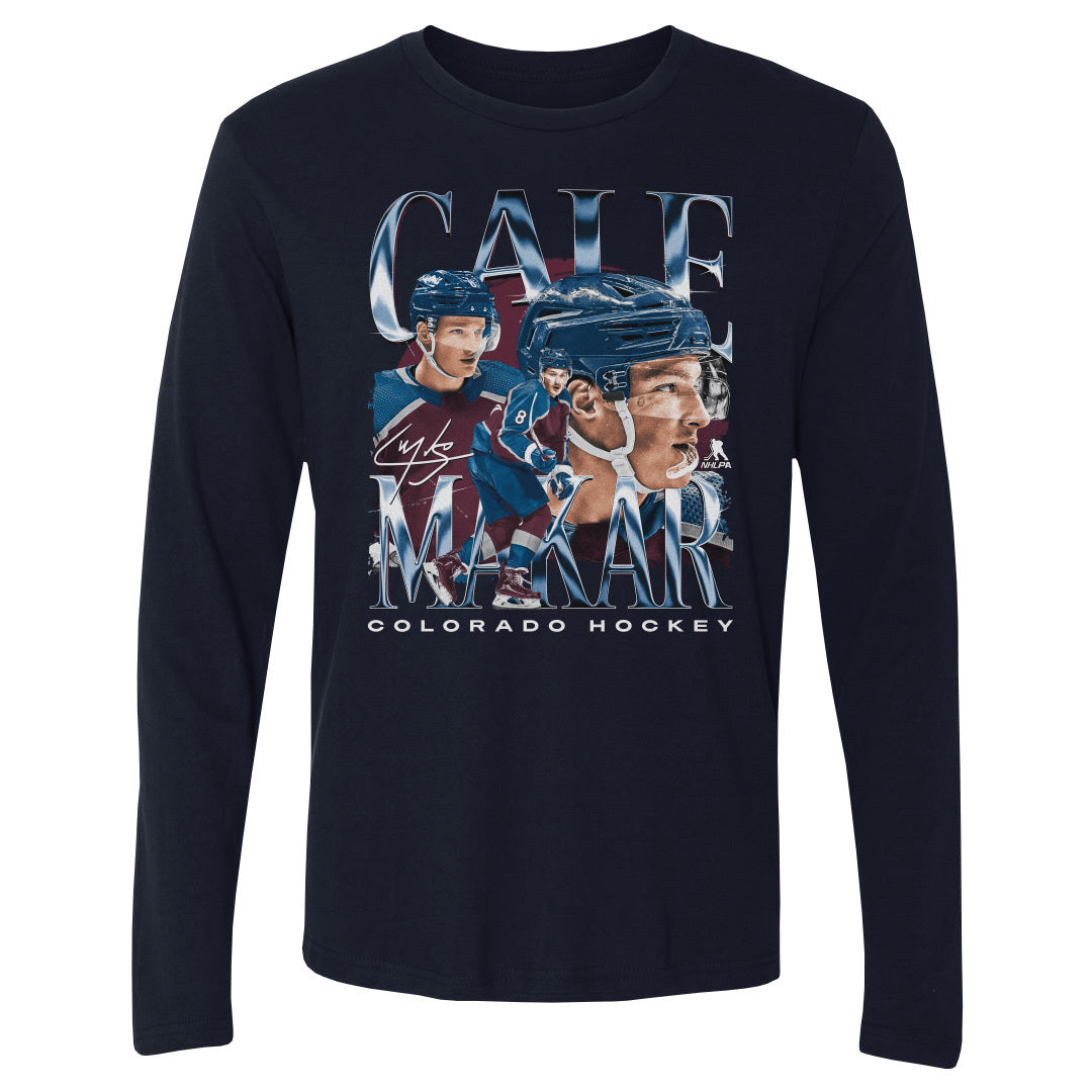 Cale Makar Men&#39;s Long Sleeve T-Shirt | 500 LEVEL