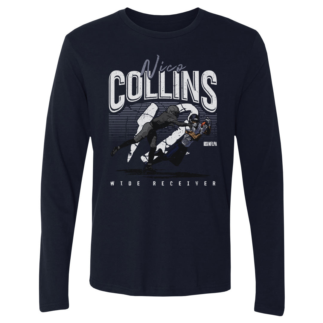 Nico Collins Men&#39;s Long Sleeve T-Shirt | 500 LEVEL