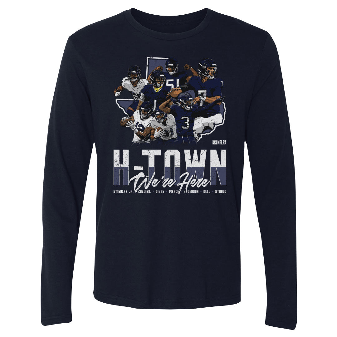 C.J. Stroud Men&#39;s Long Sleeve T-Shirt | 500 LEVEL