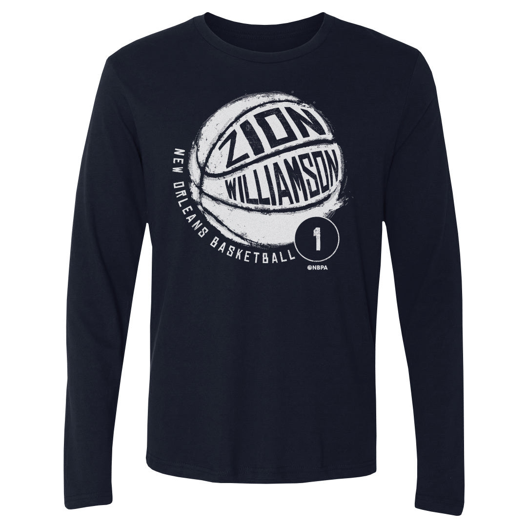 Zion Williamson Men&#39;s Long Sleeve T-Shirt | 500 LEVEL