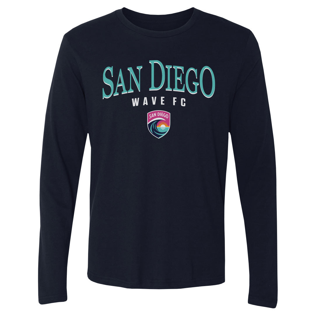 San Diego Wave FC Men&#39;s Long Sleeve T-Shirt | 500 LEVEL