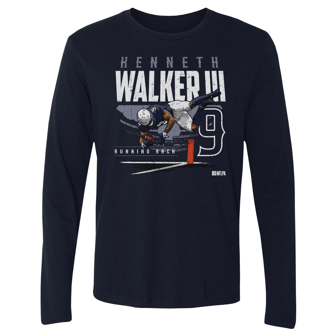 Kenneth Walker III Men&#39;s Long Sleeve T-Shirt | 500 LEVEL