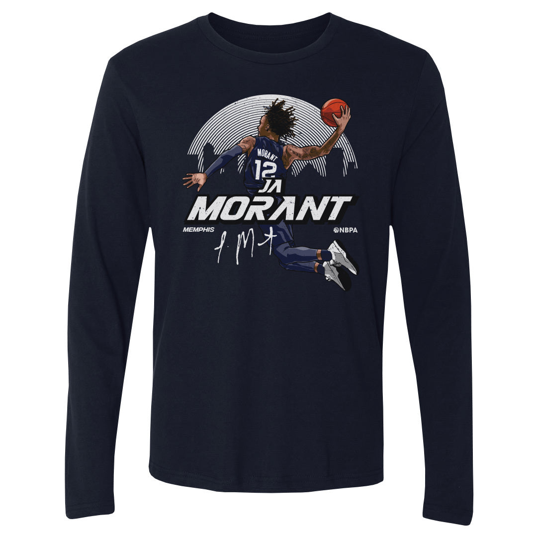 Ja Morant Men&#39;s Long Sleeve T-Shirt | 500 LEVEL