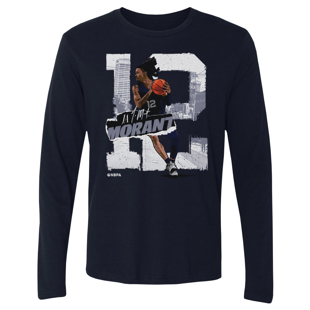 Ja Morant Men&#39;s Long Sleeve T-Shirt | 500 LEVEL