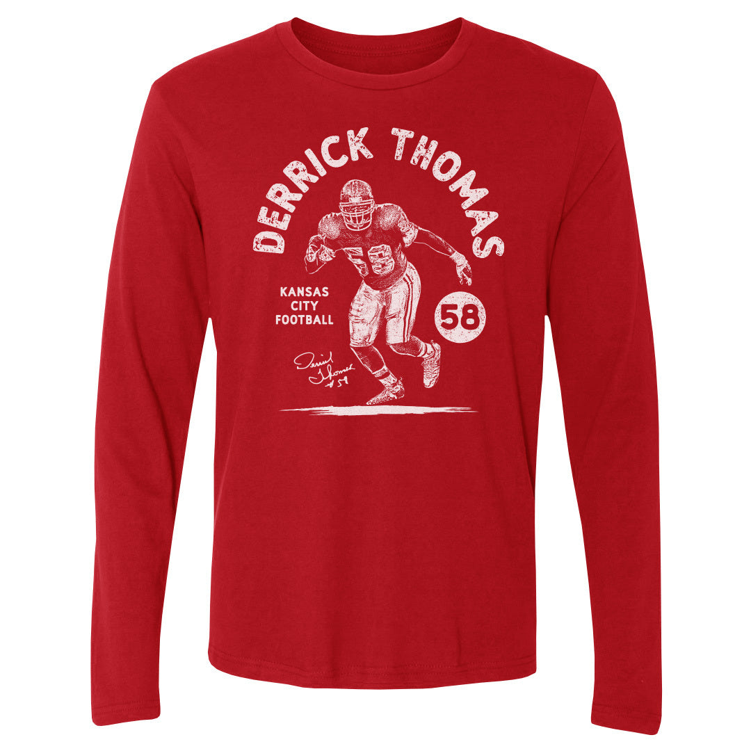 Derrick Thomas Men&#39;s Long Sleeve T-Shirt | 500 LEVEL