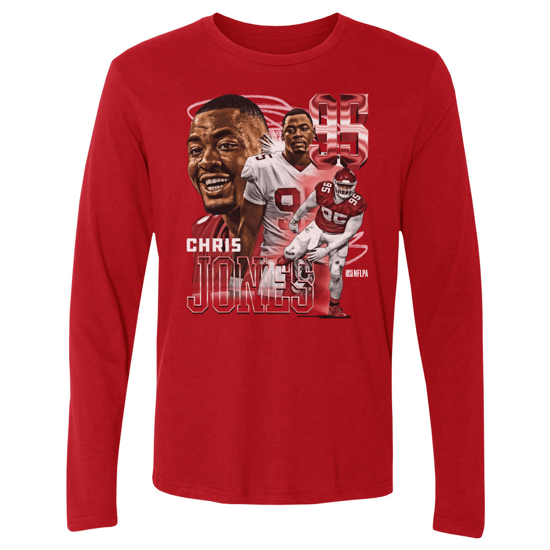 Chris Jones Men&#39;s Long Sleeve T-Shirt | 500 LEVEL