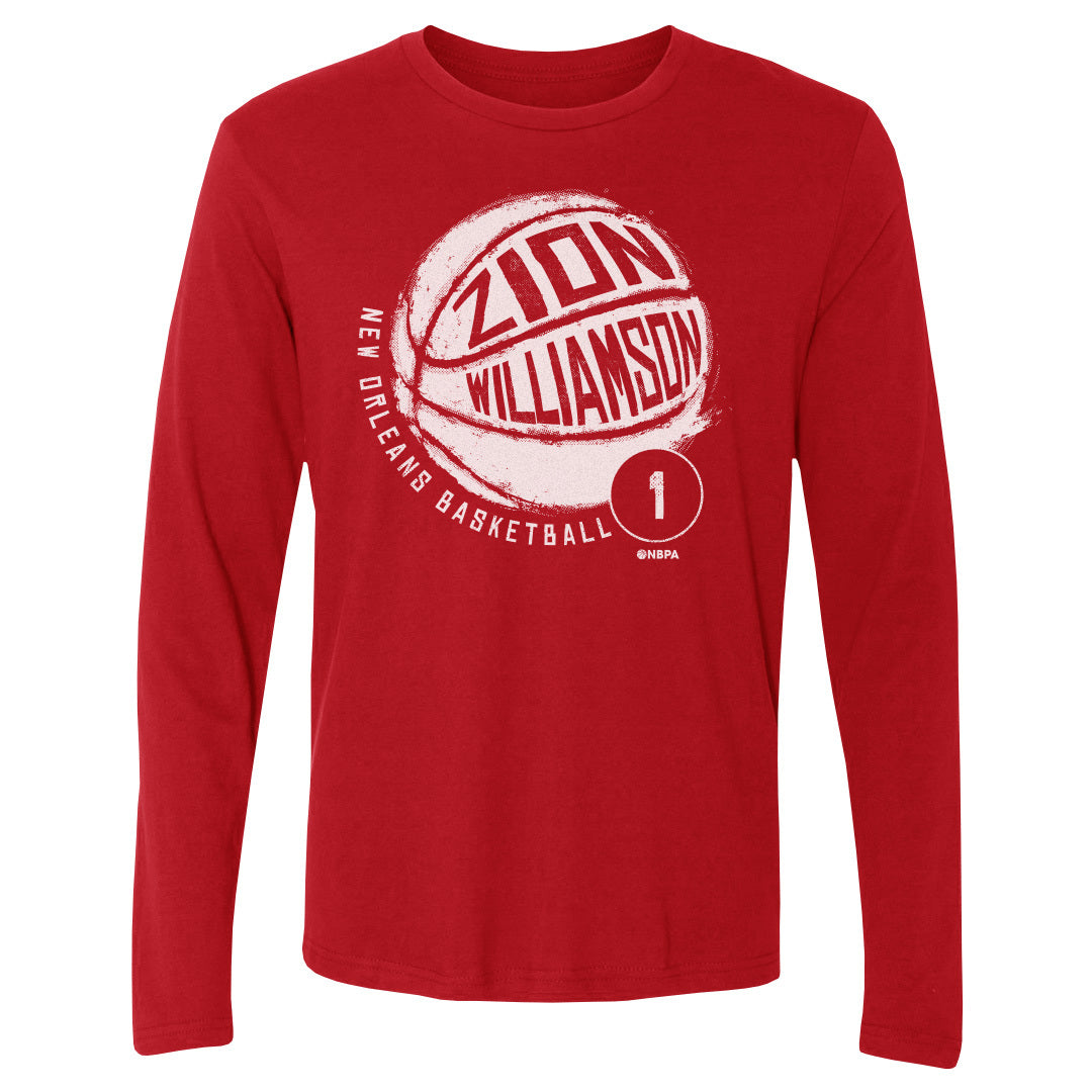 Zion Williamson Men&#39;s Long Sleeve T-Shirt | 500 LEVEL