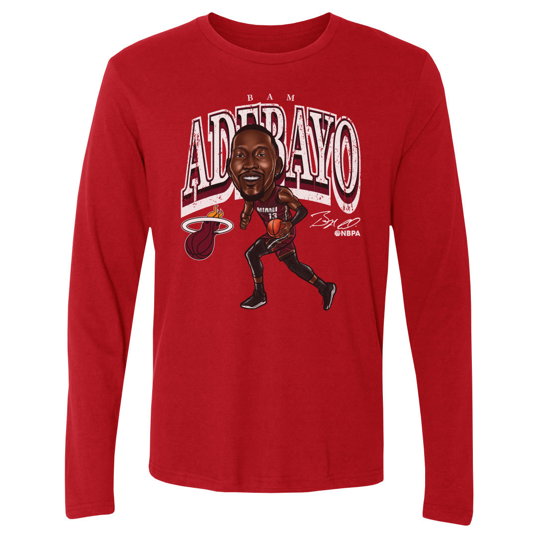 Bam Adebayo Men&#39;s Long Sleeve T-Shirt | 500 LEVEL