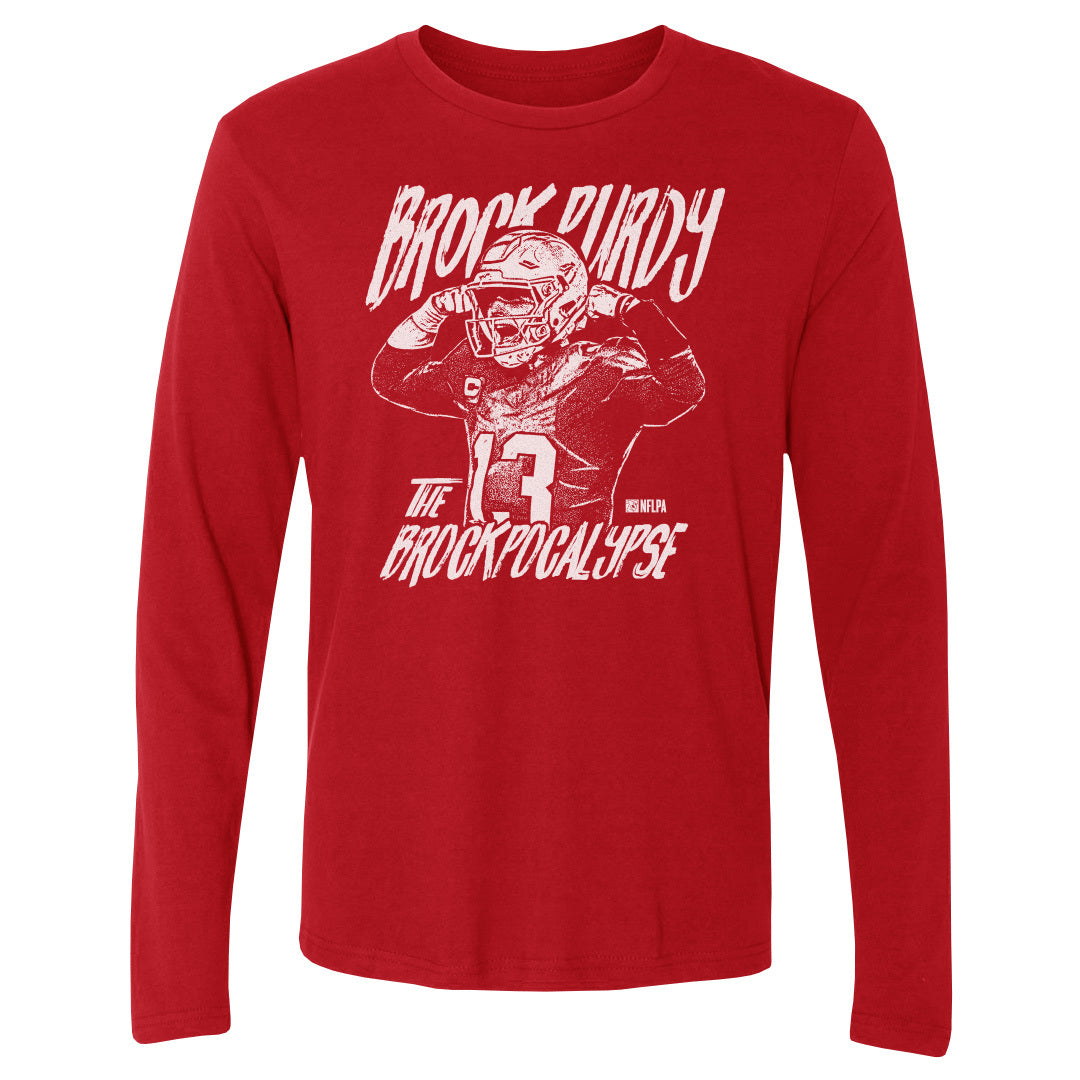 Brock Purdy Men&#39;s Long Sleeve T-Shirt | 500 LEVEL