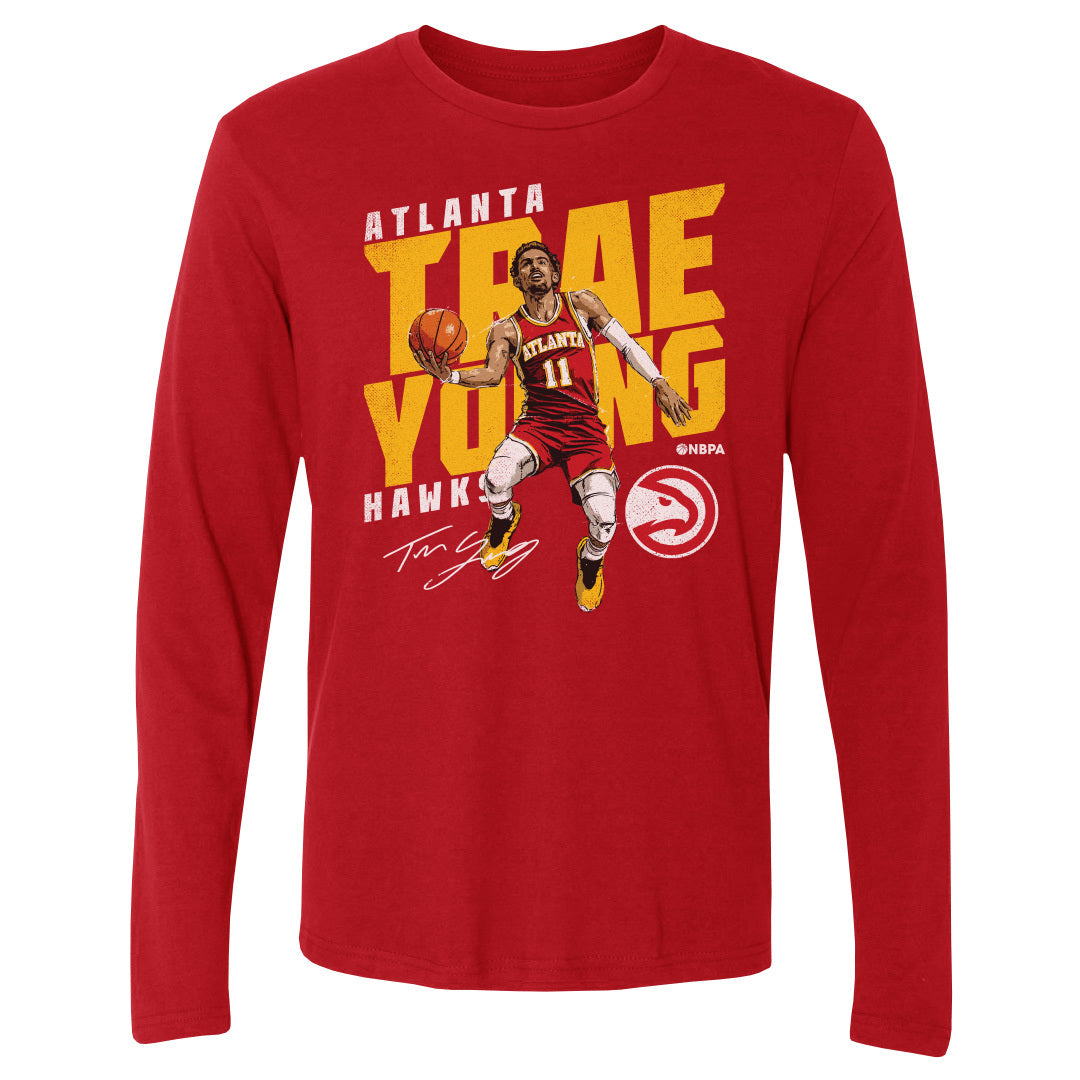 Trae Young Men&#39;s Long Sleeve T-Shirt | 500 LEVEL