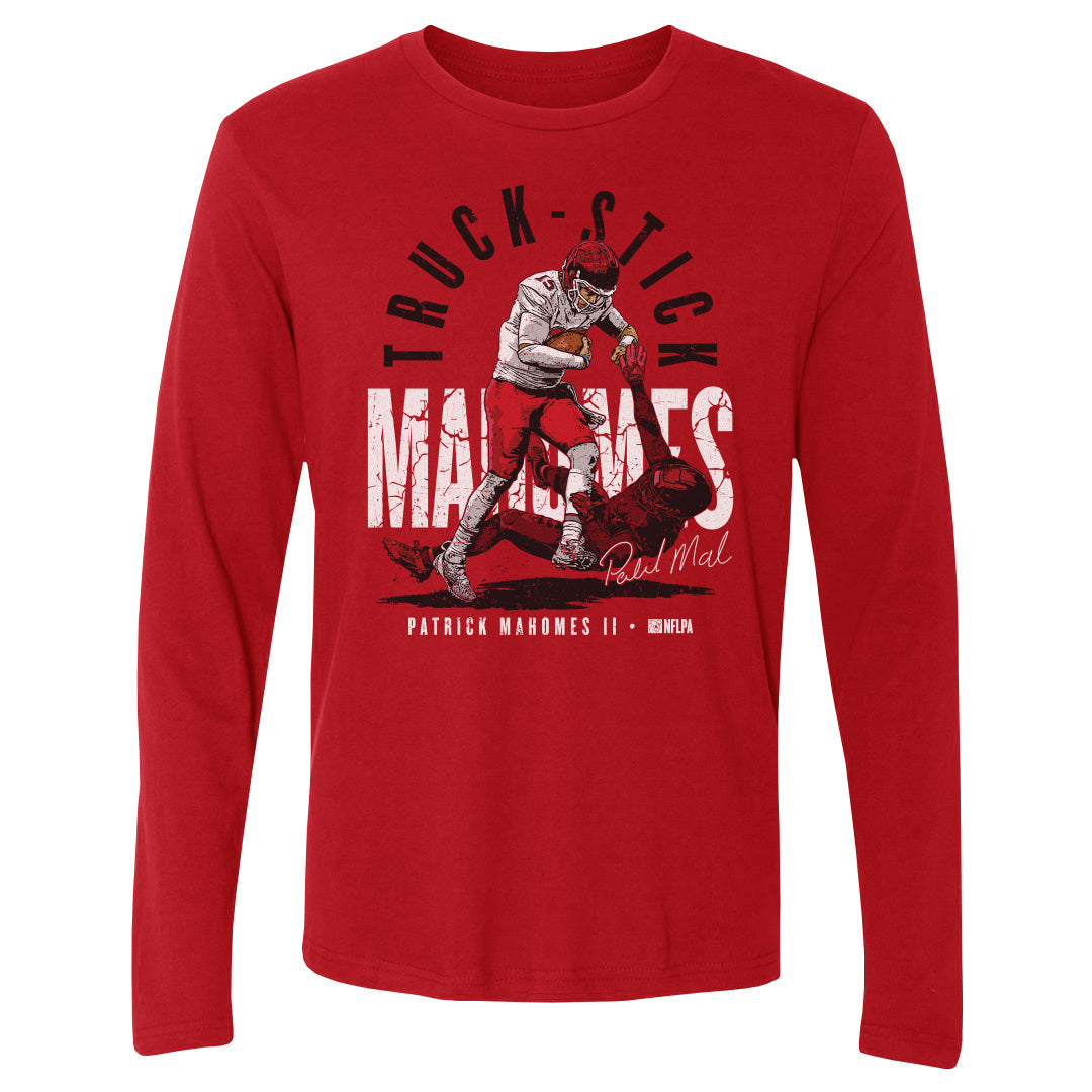 Patrick Mahomes Men&#39;s Long Sleeve T-Shirt | 500 LEVEL