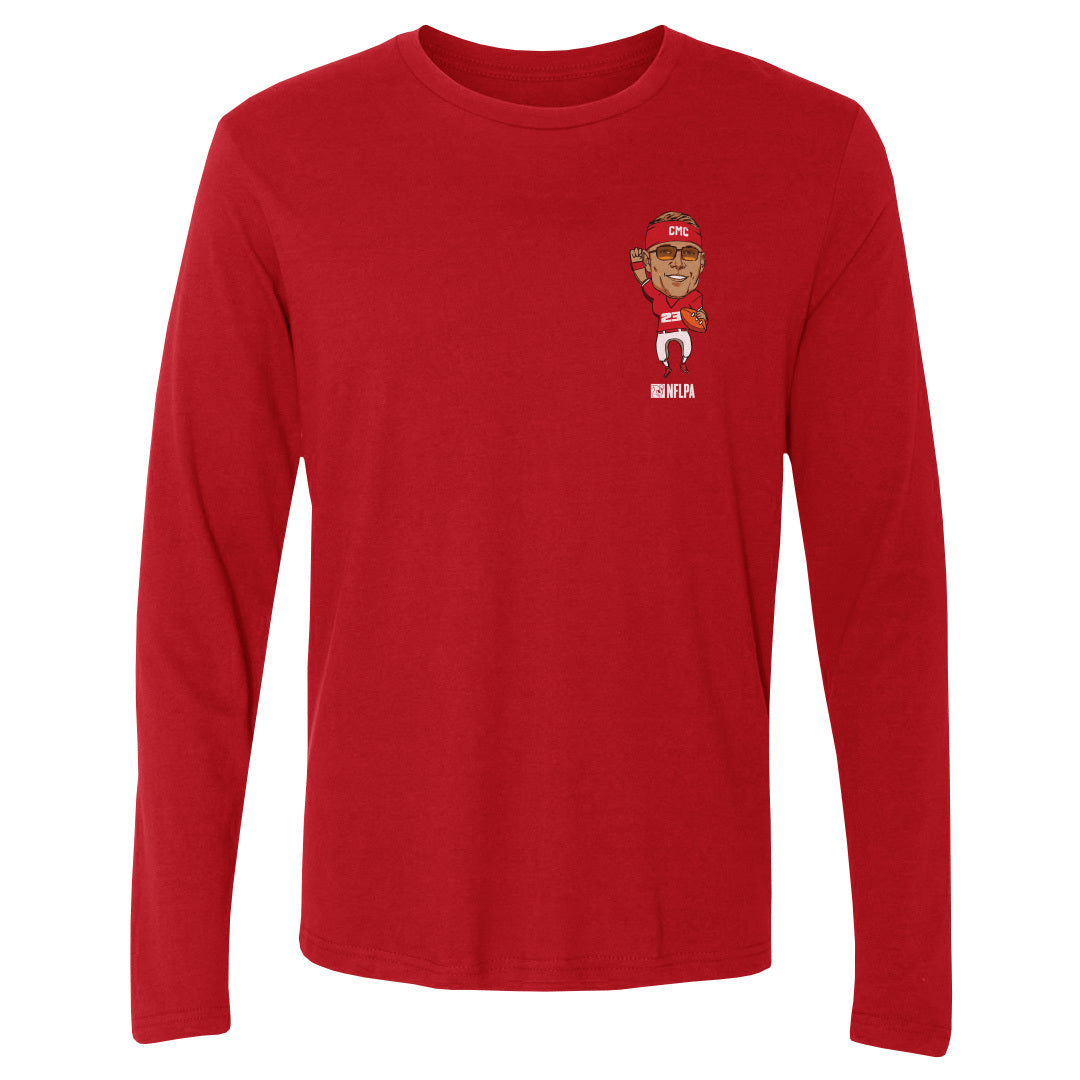 Christian McCaffrey Men&#39;s Long Sleeve T-Shirt | 500 LEVEL