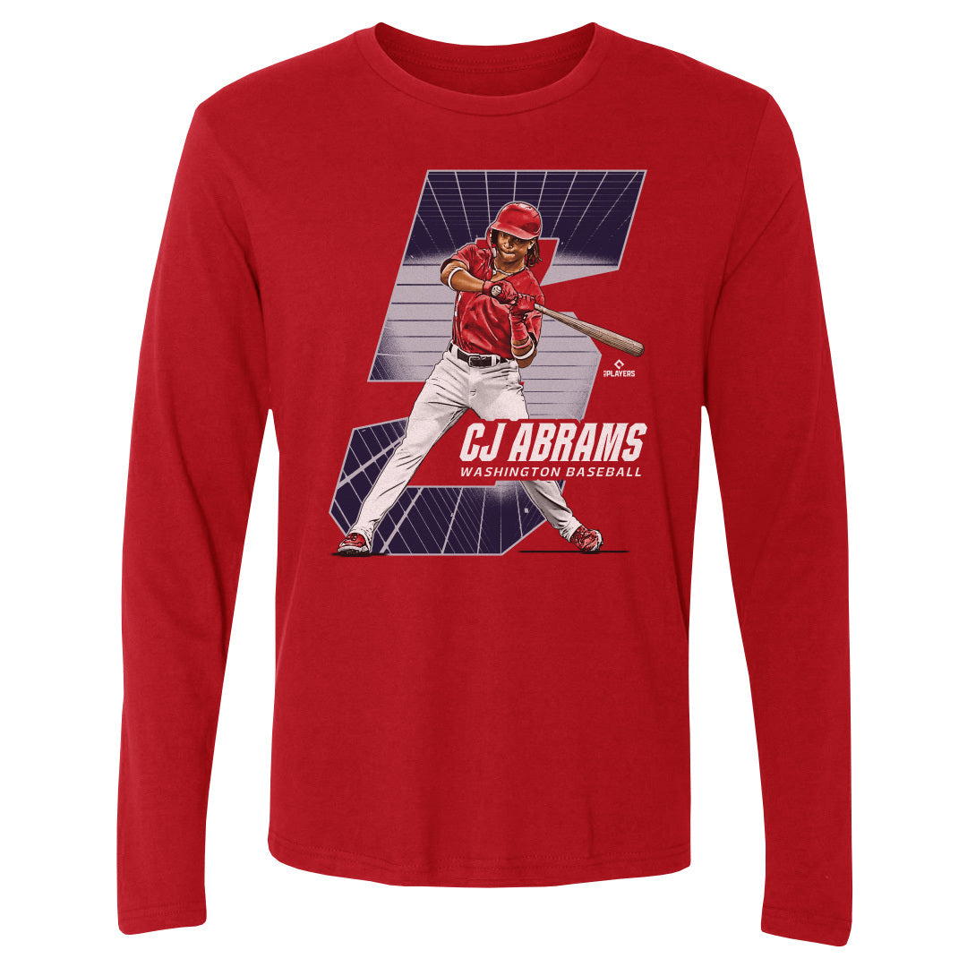 CJ Abrams Men&#39;s Long Sleeve T-Shirt | 500 LEVEL