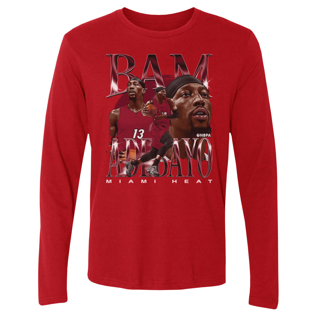 Bam Adebayo Men&#39;s Long Sleeve T-Shirt | 500 LEVEL