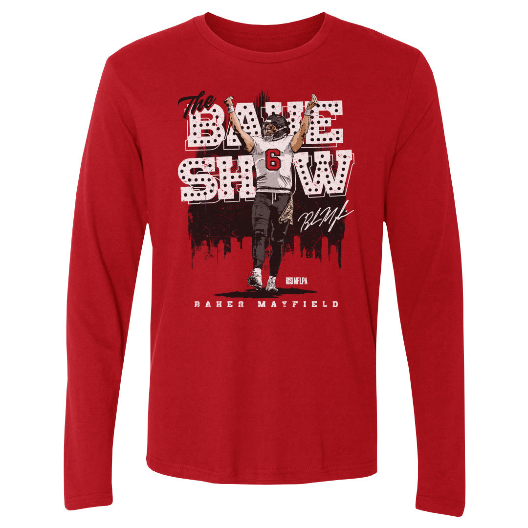 Baker Mayfield Men&#39;s Long Sleeve T-Shirt | 500 LEVEL