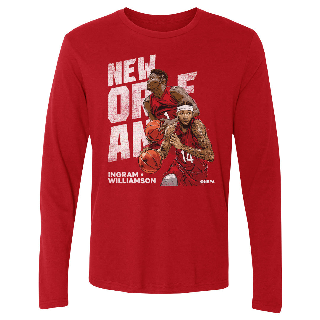 Zion Williamson Men&#39;s Long Sleeve T-Shirt | 500 LEVEL