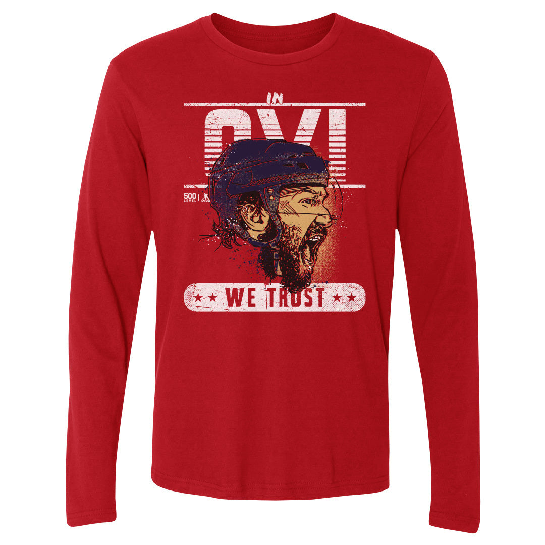 Alex Ovechkin Men&#39;s Long Sleeve T-Shirt | 500 LEVEL