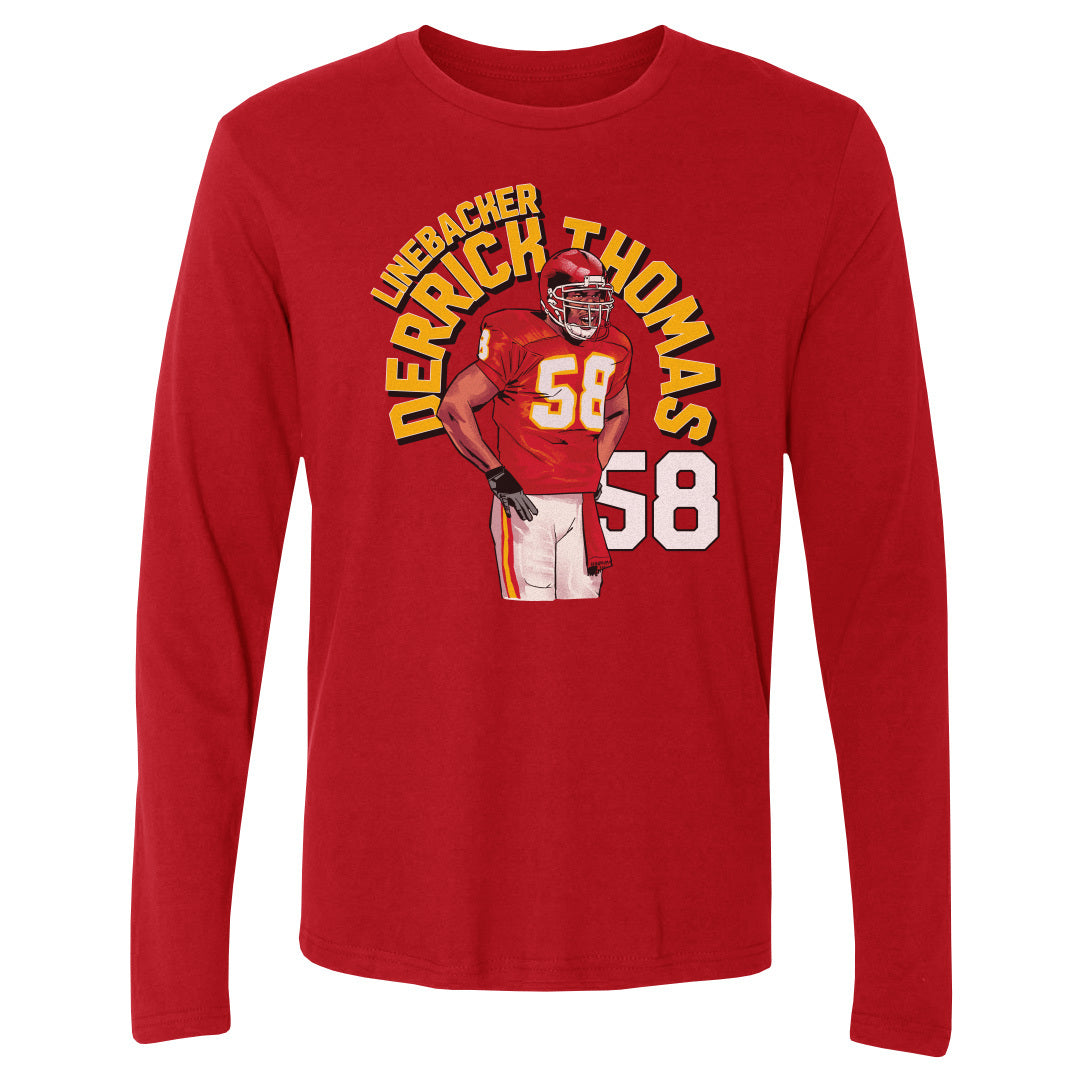 Derrick Thomas Men&#39;s Long Sleeve T-Shirt | 500 LEVEL